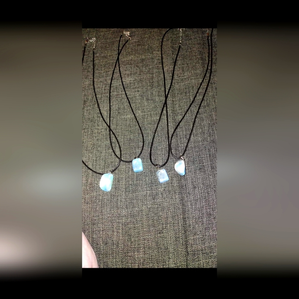 Rainbow healing Stone Necklaces